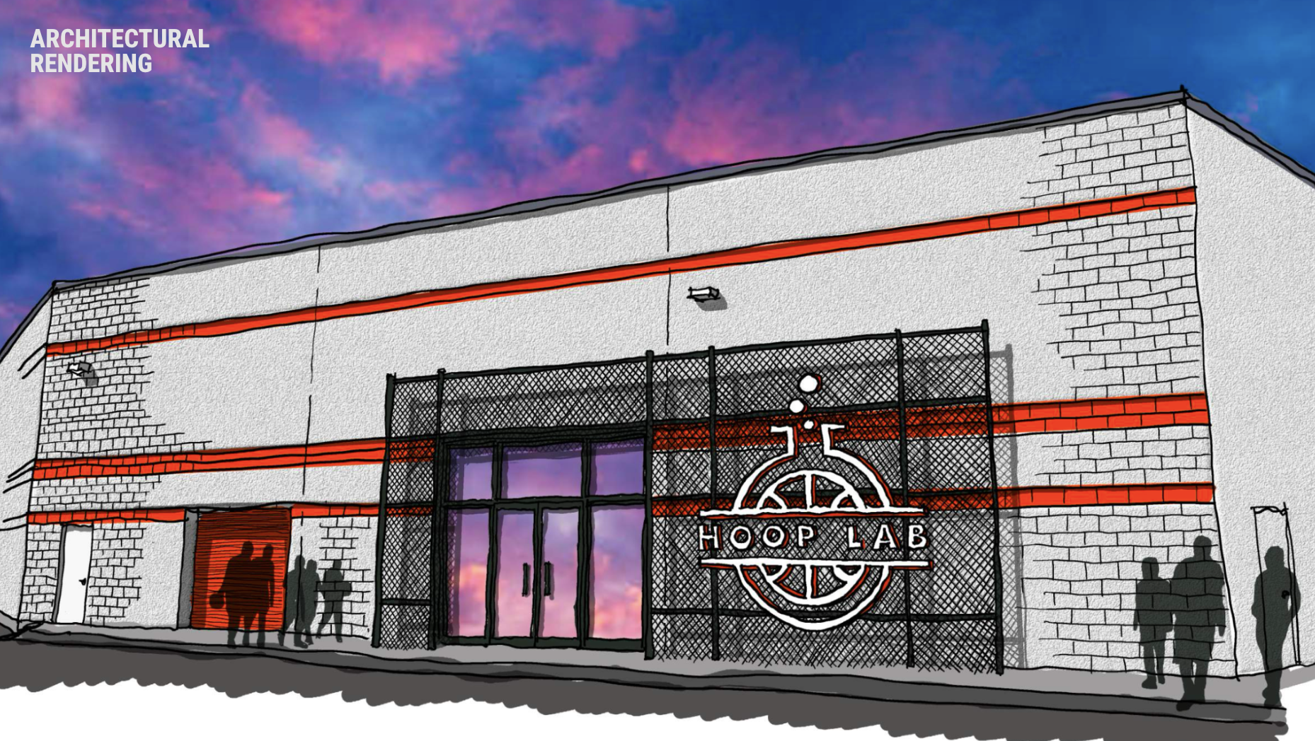 Architectural rendering of Hoop Lab Commack